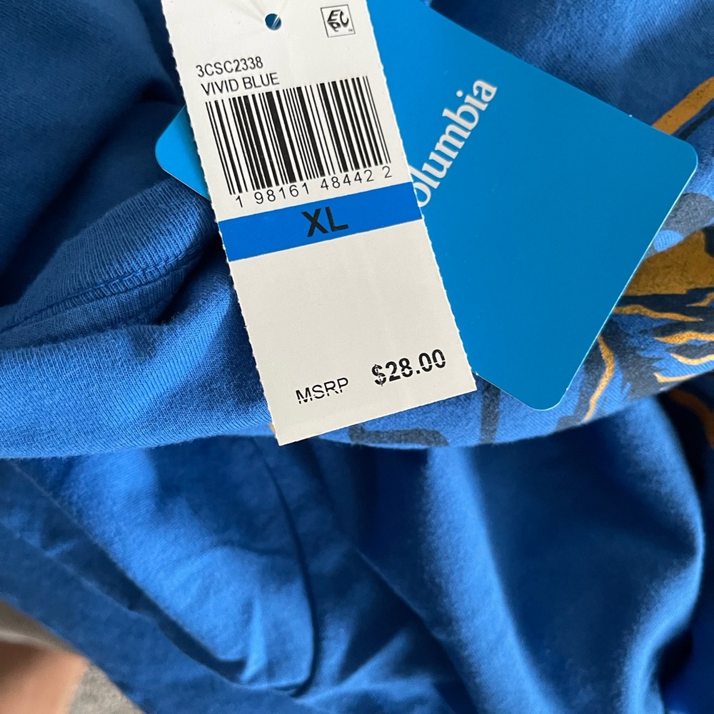 Columbia Men's Blue T-Shirt - Picture 4 of 4